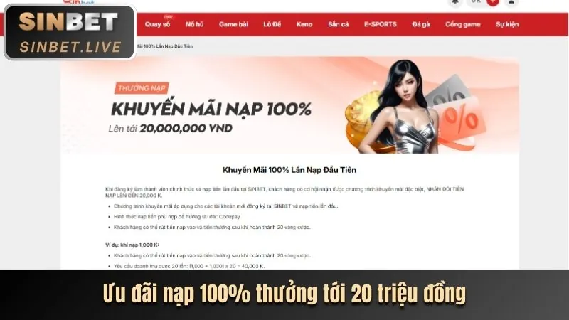 Thông báo cập nhật game bài